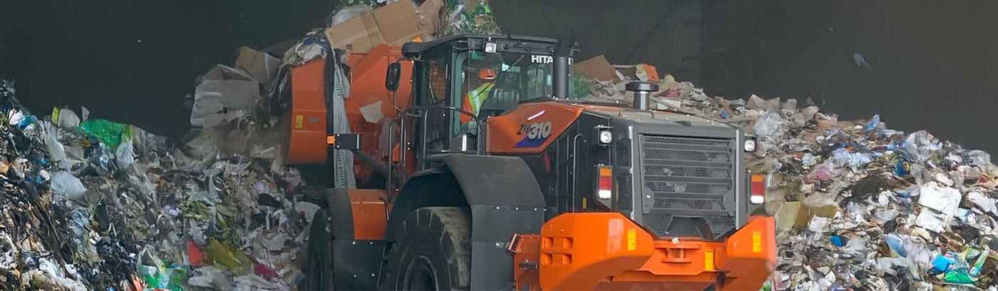 heavy machine rentals from westrax machinery hitachi front loader moving bulk