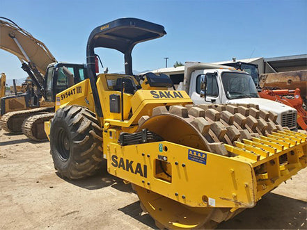 Single Drum Vibratory Soil Compactor Sakai America roller for sale near Corona CA at Westrax Machinery