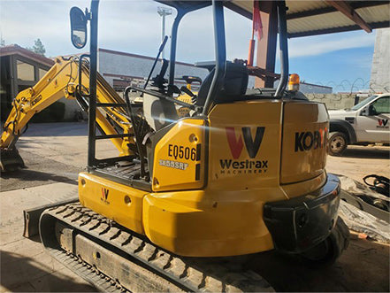 Kobelco mini excavator heavy machinery for sale near Corona CA at Westrax Machinery