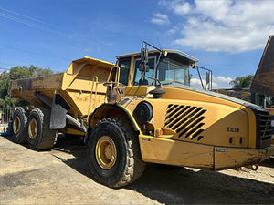Yellow dump truck heavy machinery for sale near Corona CA at Westrax Machinery
