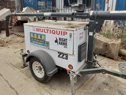 heavy machinery for sale near corona ca 2008 MULTIQUIP front