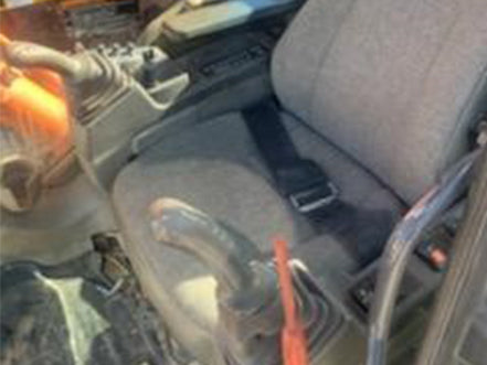 heavy machinery equipment interior with a focus on the gear shift and surrounding area for sale ear corona ca by westrax machinery