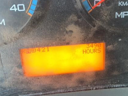 Car dashboard International DuraStar medium-duty trucks for rent near Corona CA at Westrax Machinery