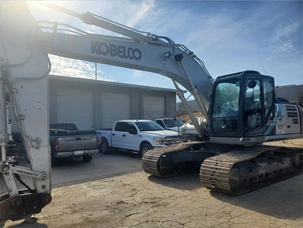 Kobelco excavator heavy machinery for sale near Corona CA at Westrax Machinery